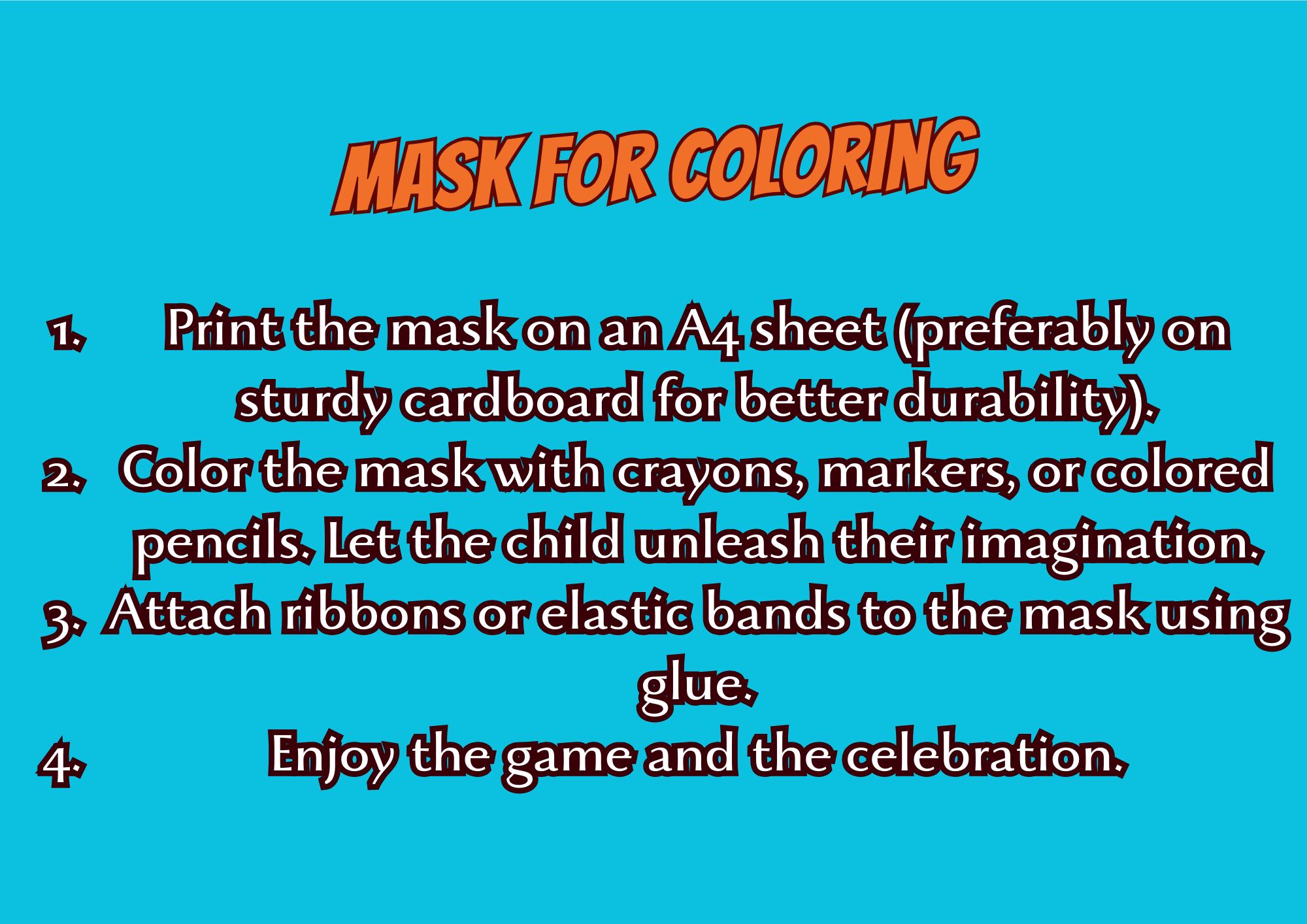 Printable Mask Snake, Snake KING Mask, Printable Masks Animals ...