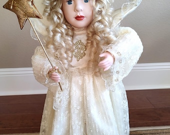 ポーセリンドール ZASAN社 オルゴール付きポーセリンドール 80年代ヴィンテージ midori