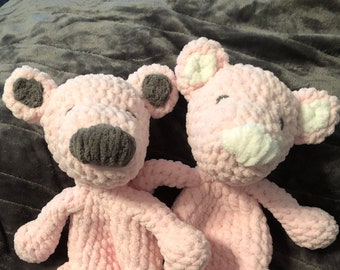 Osito de peluche tejido a crochet