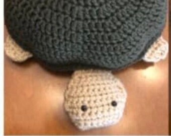 Juego de memoria de tortugas de crochet hecho en casa con 16 tortugas bebés
