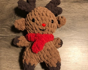 Reno de crochet casero