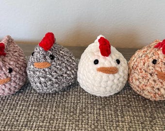 Gallina de crochet casera