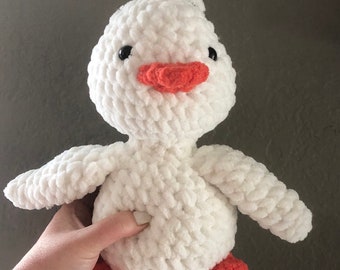 Pato casero de crochet