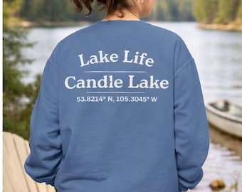 Candle Lake, SK Sweatshirt, Lake Life Soft Crew Neck