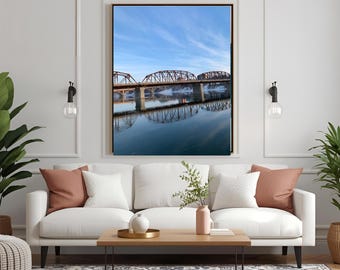 Bridges Wall Art.  Digital Print Ready to Print and Hang. Ideal for Office.