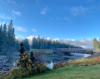 Waskesiu Canada Fall Landscape Photography (Digital Download)