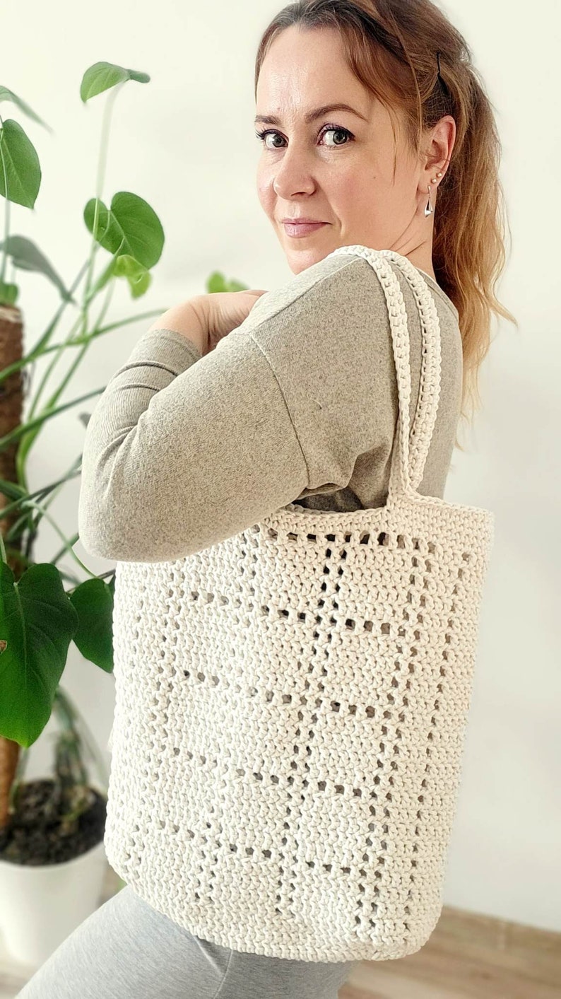 Crochet Mesh Market Bag Pattern – Easy DIY Tote (digital Download) - Etsy