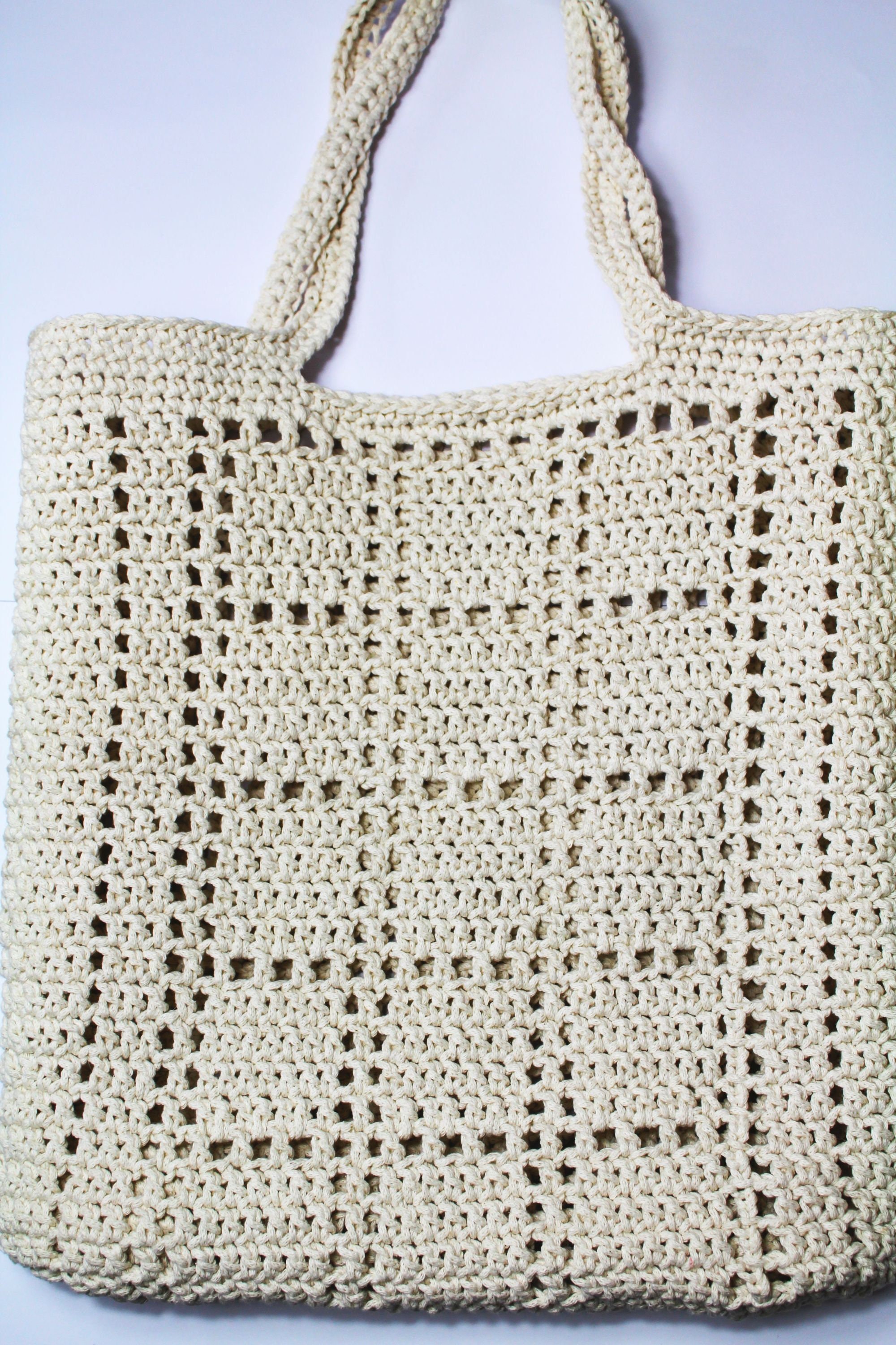 Crochet Mesh Market Bag Pattern – Easy DIY Tote (digital Download) - Etsy