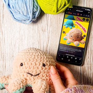 Reversible Octopus Crochet Pattern – Cute Plush Amigurumi Toy, Easy PDF ...