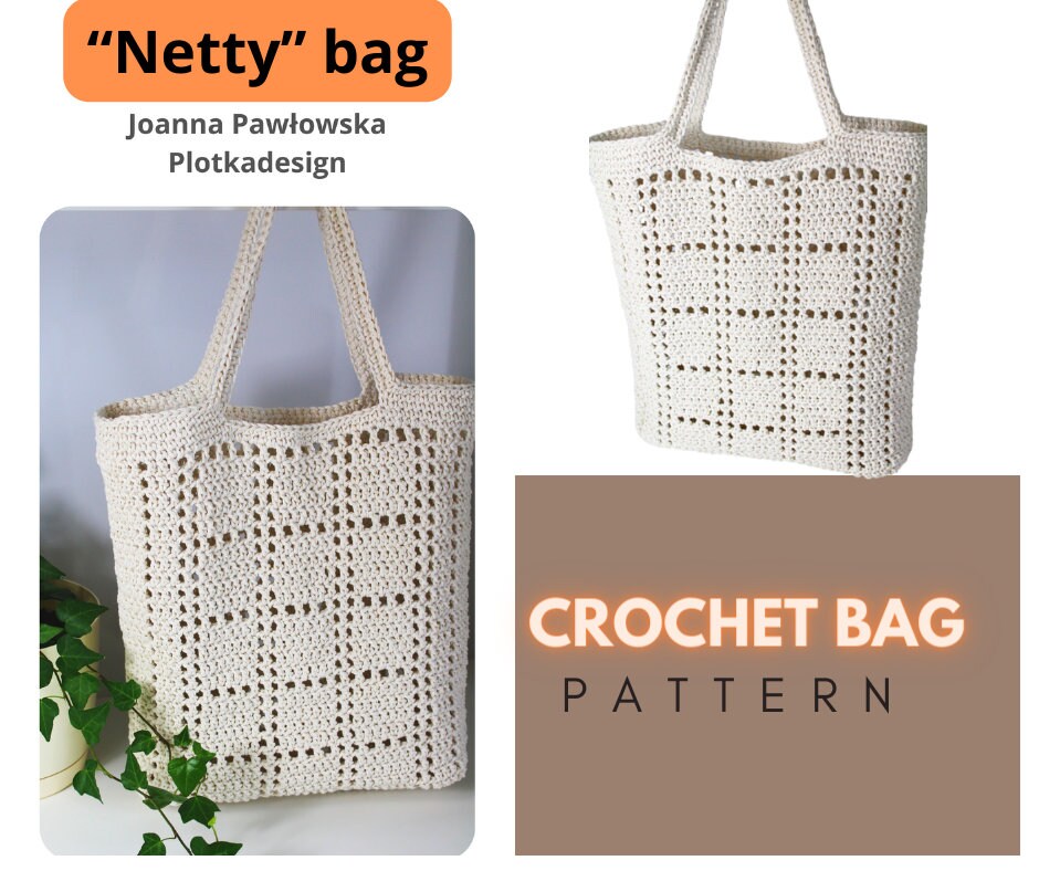 Crochet Mesh Market Bag Pattern – Easy DIY Tote (digital Download) - Etsy