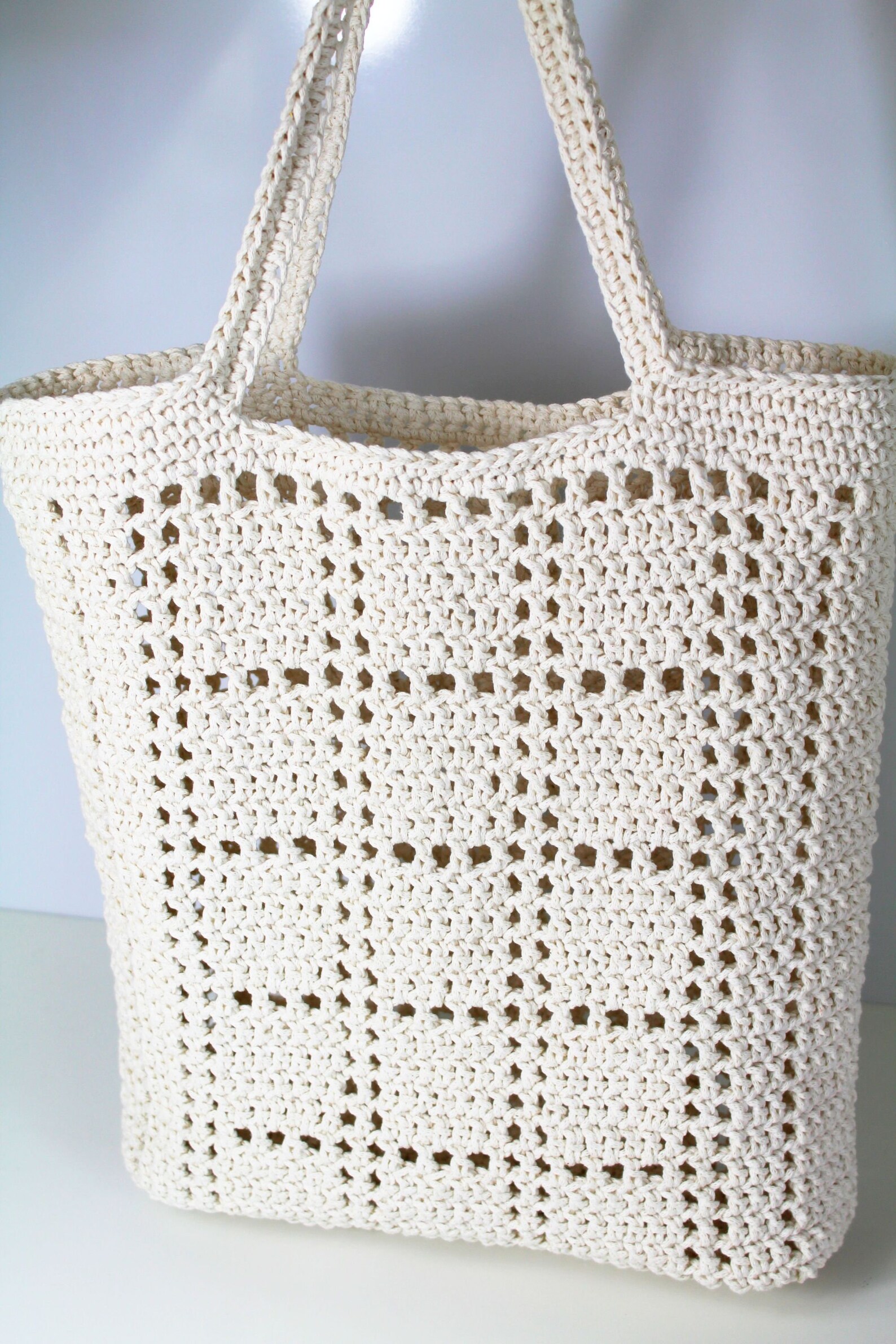 Crochet Mesh Market Bag Pattern – Easy DIY Tote (digital Download) - Etsy