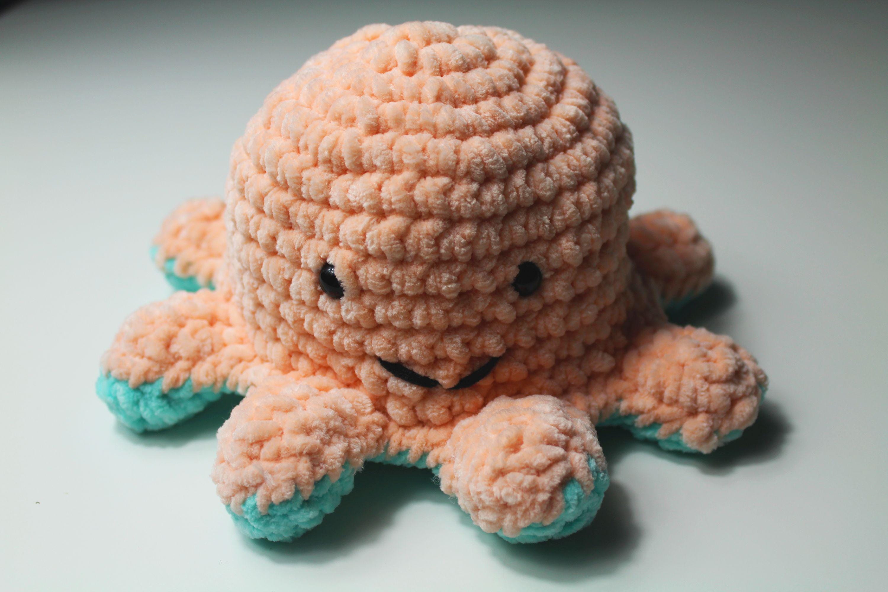 Reversible Octopus Crochet Pattern – Cute Plush Amigurumi Toy, Easy PDF ...