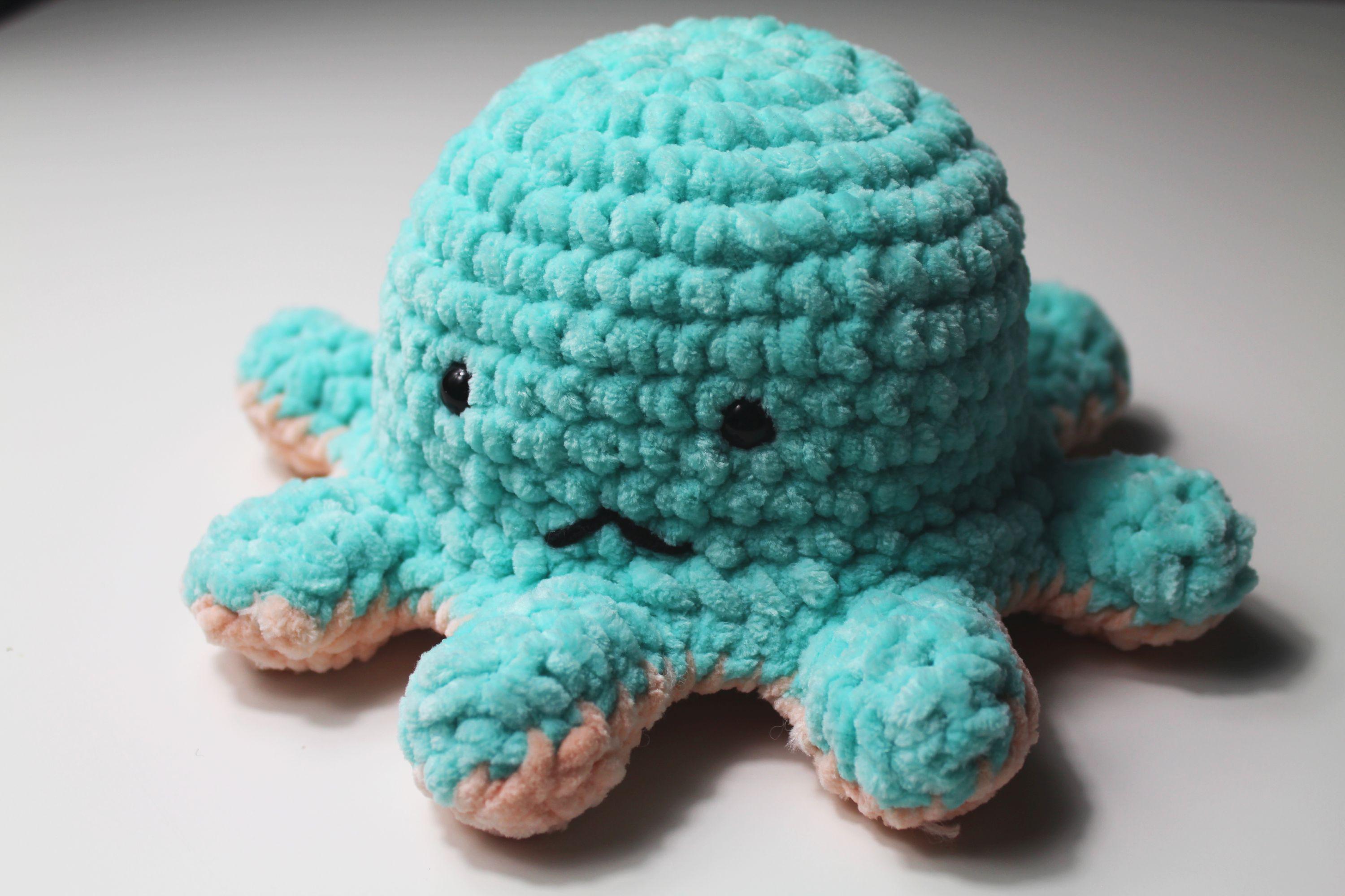 Reversible Octopus Crochet Pattern – Cute Plush Amigurumi Toy, Easy PDF ...