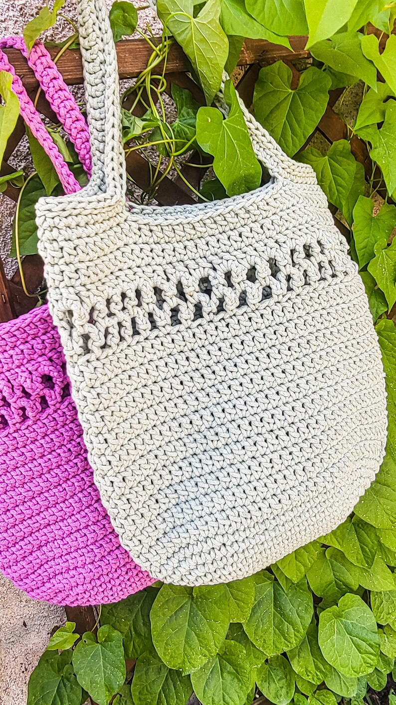 Crochet Bag Pattern PDF – Easy Openwork Tote (digital Download) - Etsy