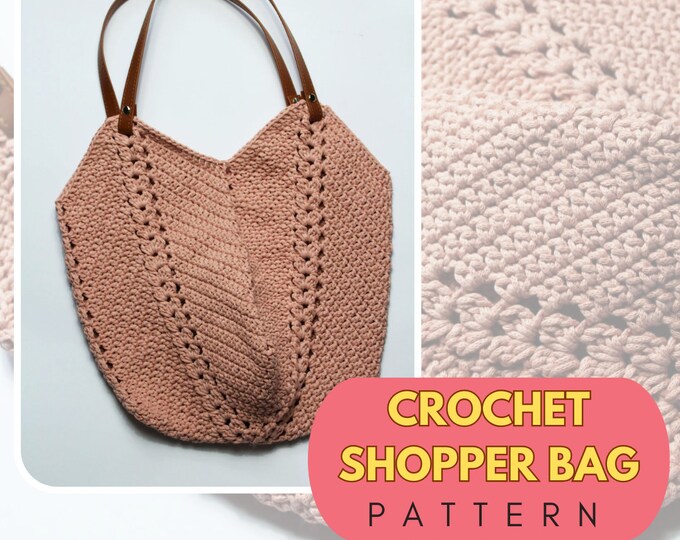 Crocheted Tulip Flower Tote Bag Etsy