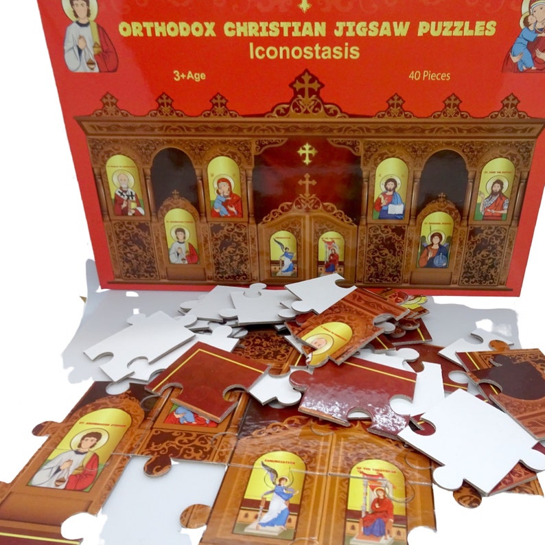 Large Orthodox Children Jigsaw Puzzle, Family Puzzle Game, Orthodox