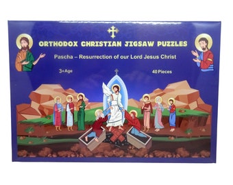 Orthodox Christian Jigsaw Puzzle: Resurrection of Jesus Christ, 40 Pieces