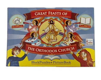 Orthodox Church Feastdays Block Puzzle: Educational Icon Set, Family Fun Game