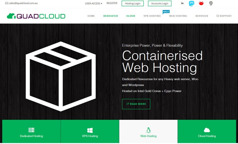 Web Hosting Hybrid Containerised Web Hosting WordPress image 1