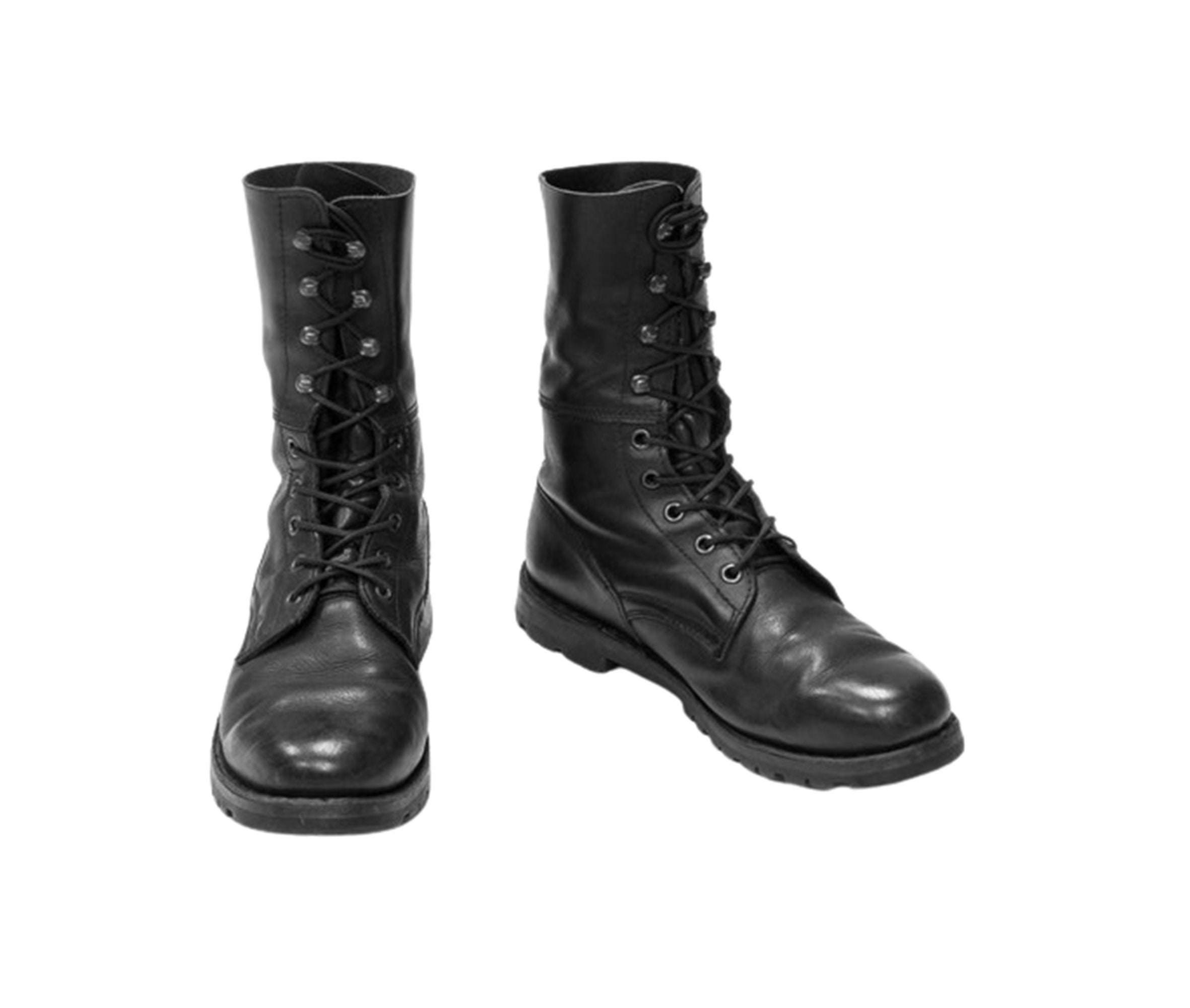 mens black military boots