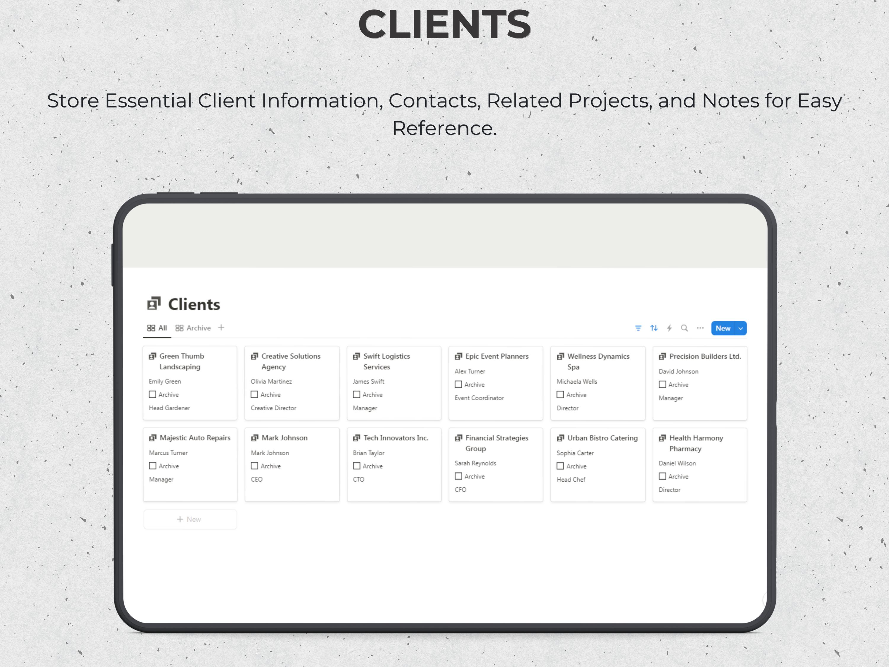 Notion Client Portal Template | Project Management CRM - Etsy