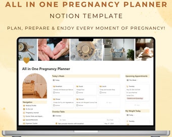 Notion Pregnancy Planner Template: All-in-One Mom & Baby Tracker