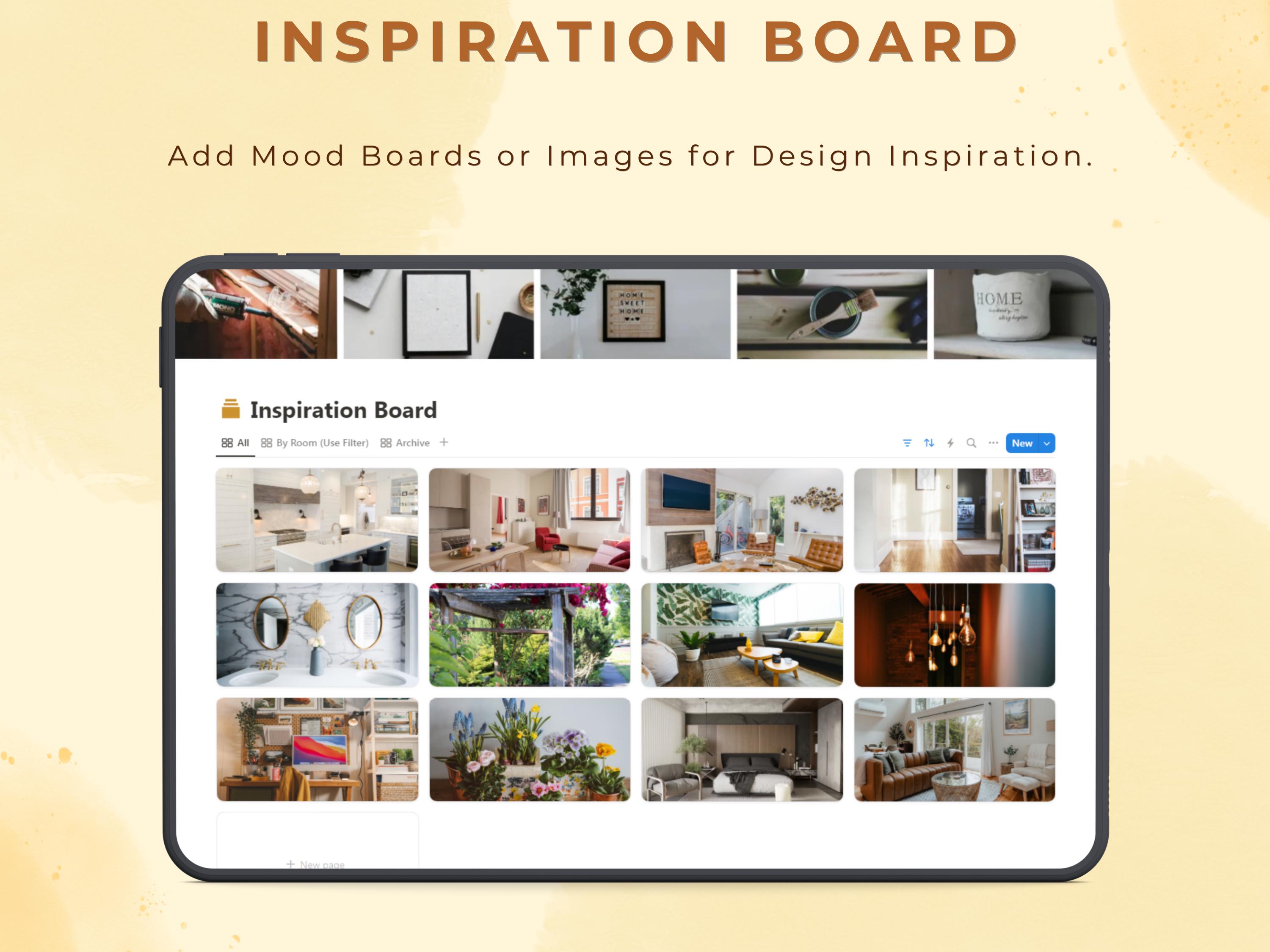 Notion Template Home Renovation Planner All in One House Renovation ...
