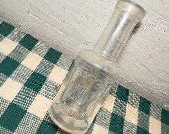 Antique Glass Cologne Bottle, Antique Glass Collectibles - Christmas Gift Ideas