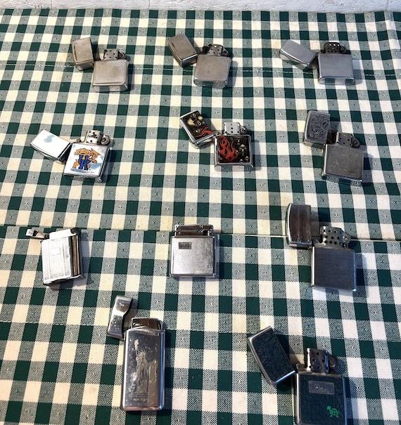 Vintage Lighters (Unique, Mixed) - Zippo, Colibri by Kreisler, JAPAN, ENGLAND