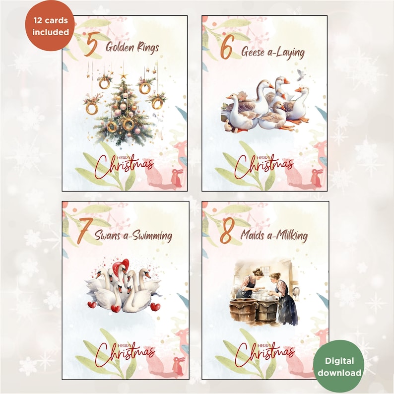 Bundle Twelve Days of Christmas - Il 794xN.6040770760 I29n 