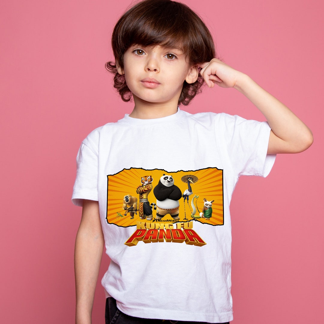 Karate Animals - Tiger - Kung Fu Panda Puff Sleeve Crop Top main image 1
