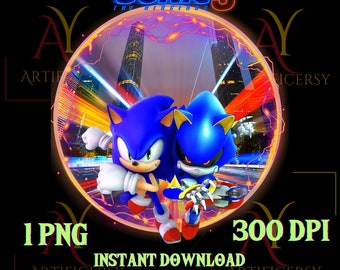 Sonic The Hedgehog PNG, alta calidad, Cricut, pegatina imprimible, Cake Topper, camiseta, imagen transparente, archivo digital, descarga instantánea