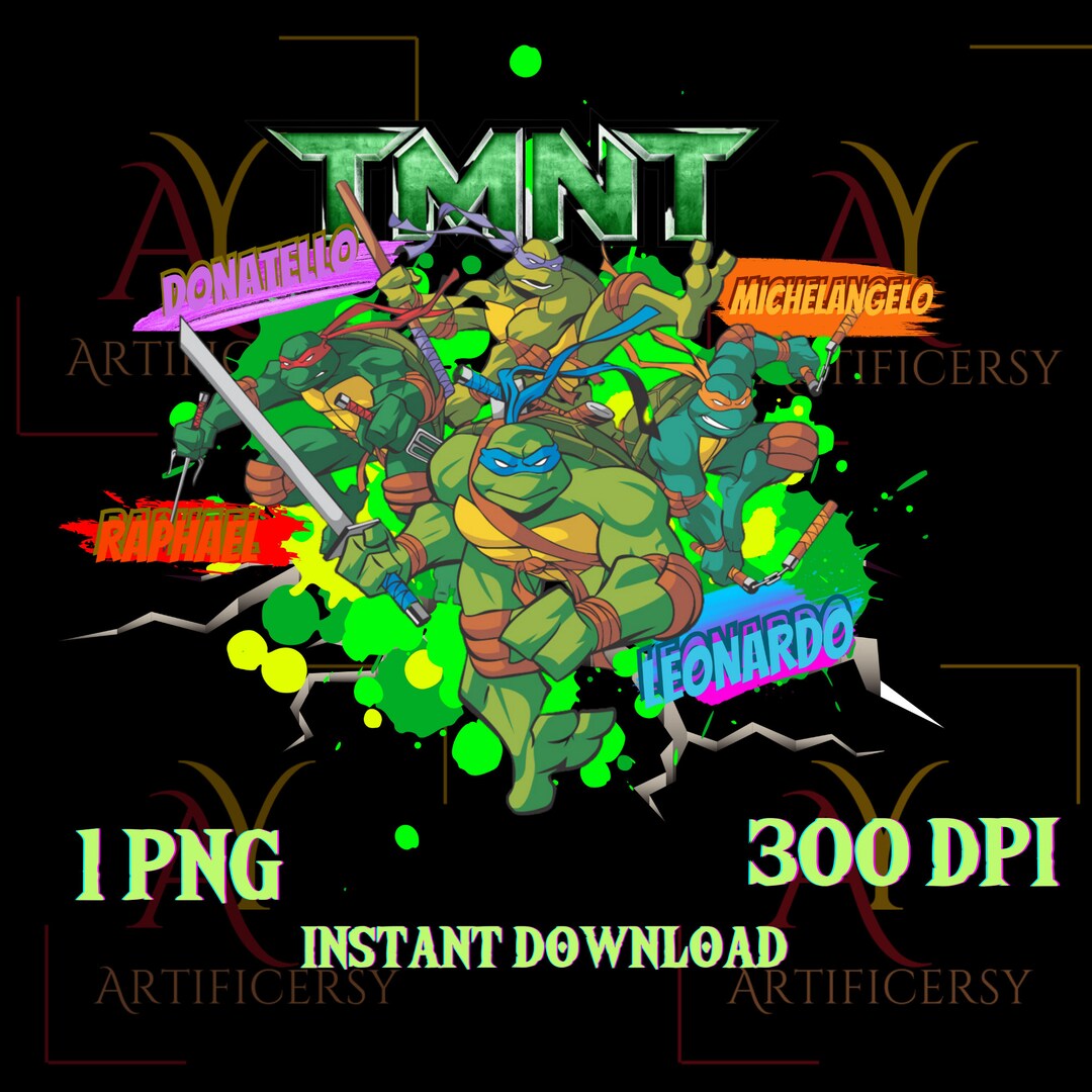 Turtle Tm Tm NT PNG, Turtles, Tmnt Shirt Png, Digital Anime, Instant Download ...