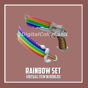 Rainbow Set | Murder Mystery 2 / MM2 Roblox ~ Read DESCRIPTION!