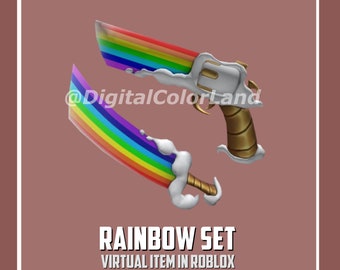 Rainbow Set | Murder Mystery 2 / MM2 Roblox ~ Read DESCRIPTION!