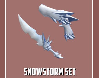 Snowstorm Set - Snowstorm & Blizzard | Murder Mystery 2 / MM2 Roblox
