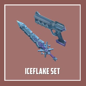 Set Iceflake / Murder Mystery 2 / MM2 Roblox ~ Leggi la DESCRIZIONE!
