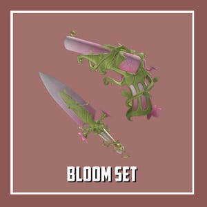 Bloom set | Murder Mystery 2 / MM2 Roblox ~ Read DESCRIPTION!