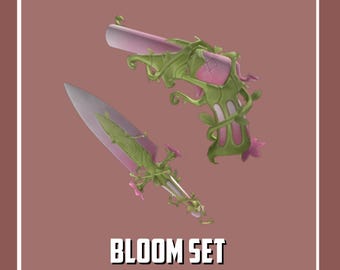 Bloom set | Murder Mystery 2 / MM2 Roblox ~ Read DESCRIPTION!