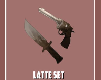 Latte set | Murder Mystery 2 / MM2 Roblox ~ Read DESCRIPTION!