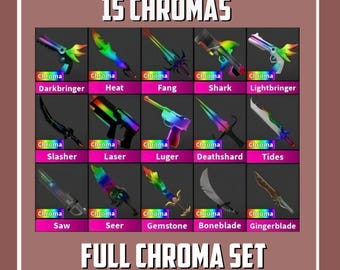 Full Chroma Set (15 goldys) | Murder Mystery 2 / MM2 Roblox