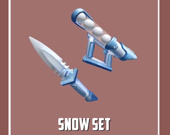 Snow Set - Snow Dagger & Snowcannon | Murder Mystery 2 / MM2 Roblox