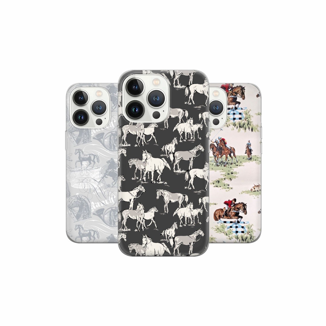 Equestrian Phone Case Equestrian Decor Cover for iPhone 15 14 13 12