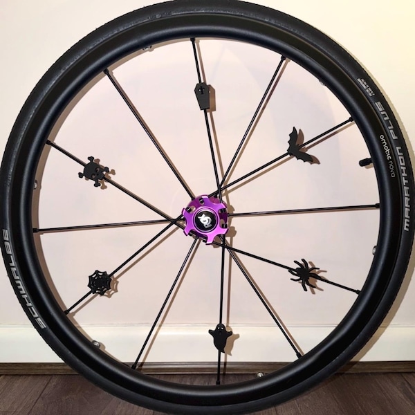 Gothic Spoke Charm Bundle Set of 12 for Wheelchairs & Bikes