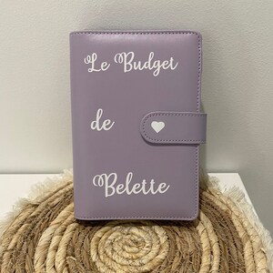 Carpeta de presupuesto personalizada con 6 sobres de presupuesto. Formato A6