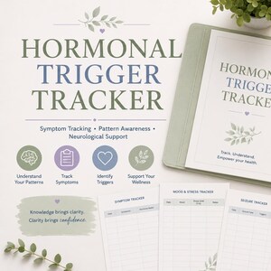 Hormonal Trigger Tracker | Symptom & Seizure Pattern Printable System