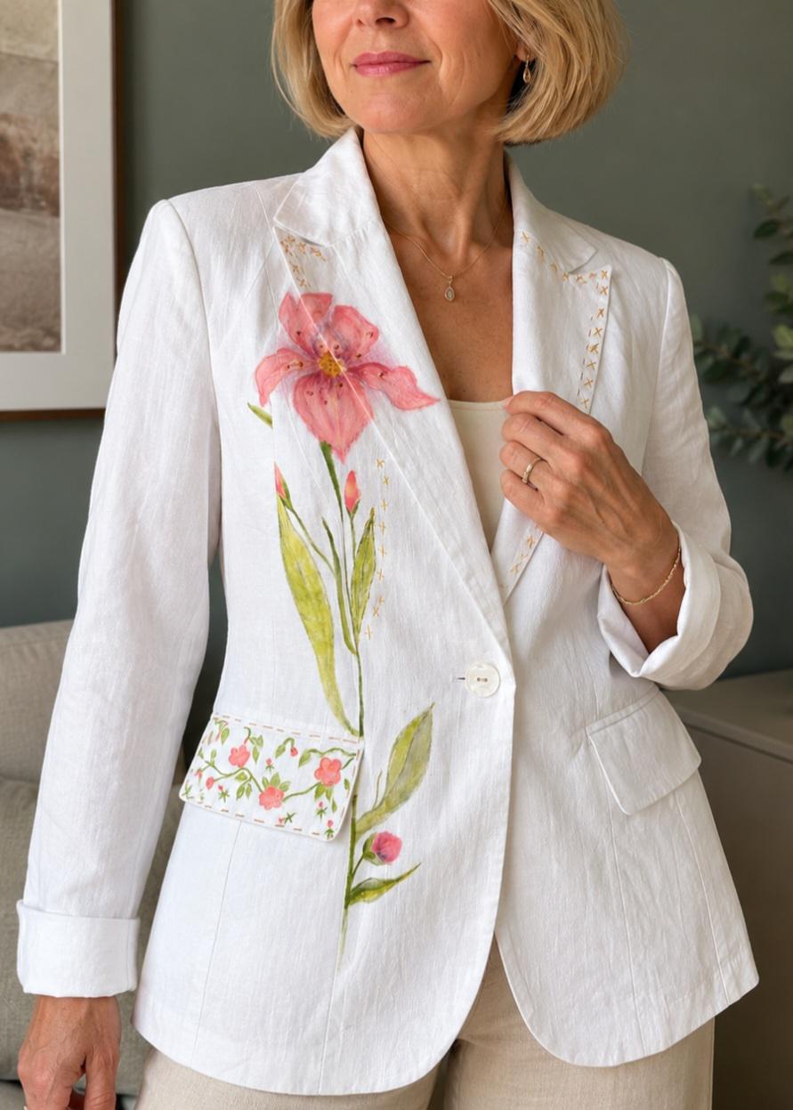 Hand Painted Blazer Jackets - Etsy