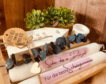 Muttertag Geschenk | Schwiegermutter | Kerzentattoos | Geschenkset Schwiegermama