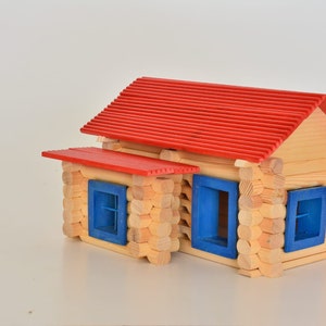 Architektur, Bausteine, Hausblock bauen, Bauanleitung, Bauspielzeug, Sammelspiel, Konstruktionsspiel, Ostergeschenkidee, Lernspielzeug, offenes Spiel, Holzarchitektur, Holzbaustein, Holzspiel,Geschenke Für Kinder,Hochvertigem holz