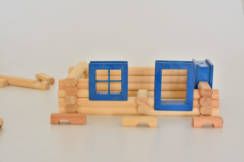 Architektur, Bausteine, Hausblock bauen, Bauanleitung, Bauspielzeug, Sammelspiel, Konstruktionsspiel, Ostergeschenkidee, Lernspielzeug, offenes Spiel, Holzarchitektur, Holzbaustein, Holzspiel,Geschenke Für Kinder,Hochvertigem holz